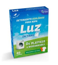 Detergente en Tiras para Ropa Luz Bio 40 lavados