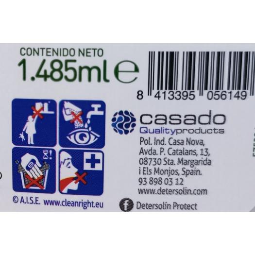 Detergente Líquido Detersolín Bio 33 dosis 1485ml