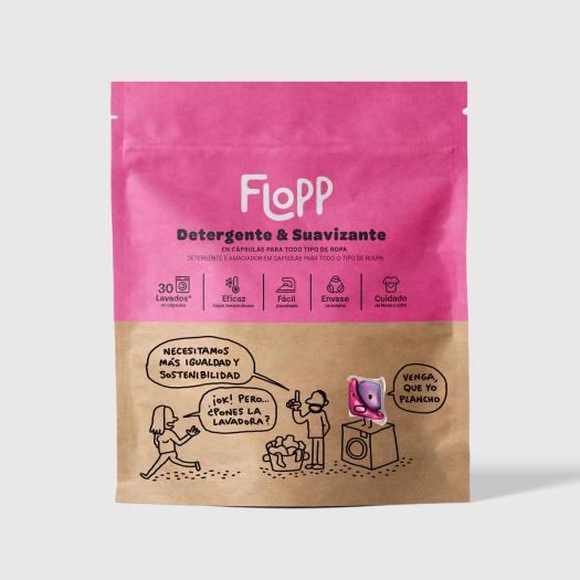 Detergente y Suavizante FLOPP 30 Cápsulas
