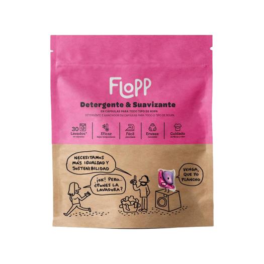 Detergente y Suavizante FLOPP 30 Cápsulas