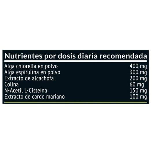 Detox con Cardo mariano, Alcachofa y Chlorella Paleobull 60 cápsulas