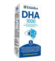DHA 1000 MG Ynsadiet 30 Cápsulas