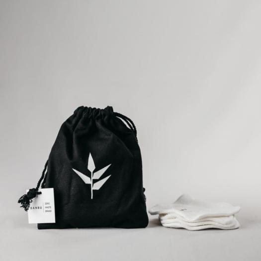 Discos Desmaquillantes Reutilizables Blancos Banbu 4 ud