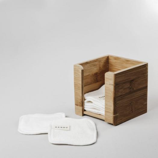 Discos Desmaquillantes Reutilizables Blancos Banbu 4 ud