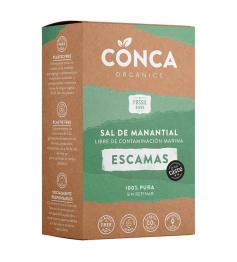 Escamas de Sal de Manantial Sin Plástico Conca Organics 125g