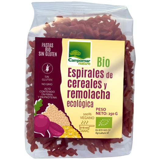 Espirales de Cereales y Remolacha Campomar Bio 250g
