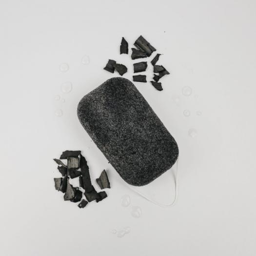 Esponja de Konjac Corporal Carbón Banbu