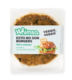 Esto no son Burguers de Tofu y Wakame Veganas Ahimsa Bio 160g