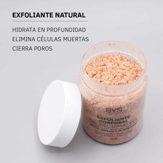 Exfoliante Corporal Sal Rosa del Himalaya SYS 350g