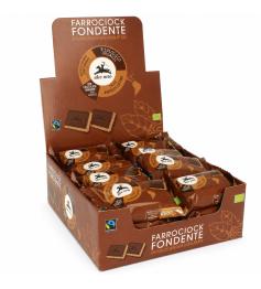 Farro Ciok Choco Negro Galleta Espelta Cubierta de Chocolate Negro Alce Nero Bio 28g
