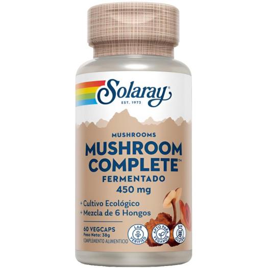 Fermented Mushroom Complete 450 mg Solaray 60 VegCaps