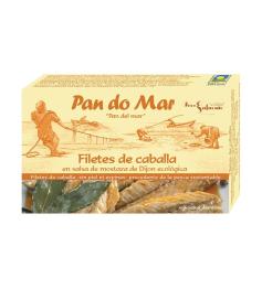 Filetes de Caballa en Salsa de Mostaza Dijon Pan do Mar Bio 120g