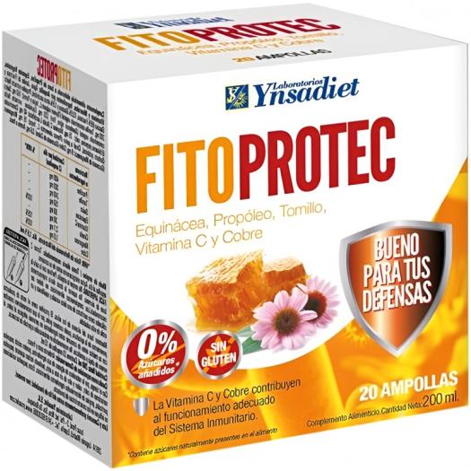 Fitoprotec Ynsadiet 20 ampollas