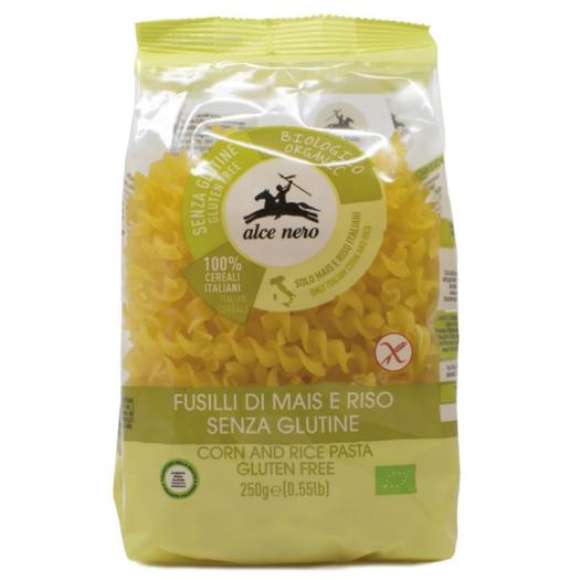 Fusilli de Maíz y Arroz Sin Gluten Bio 250g
