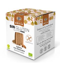 Galletas con Almendra Sin Gluten La Receta de Emilia Bio 125g
