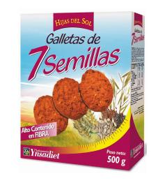 Galletas de 7 semillas Hijas del Sol Ynsadiet 500g