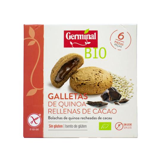 Galletas de Quinoa Rellenas de Cacao Sin Gluten Germinal Bio 200g