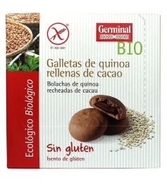 Galletas de Quinoa Rellenas de Cacao Sin Gluten Germinal Bio 200g