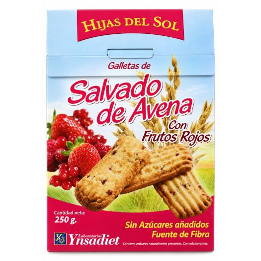 Galletas de Salvado de Avena con Frutos Rojos Hijas del Sol 500g