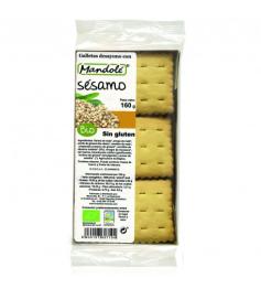 Galletas de Sésamo Sin Gluten Bio 160g