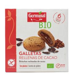 Galletas Sin Gluten Rellenas de Cacao Germinal Bio 200g