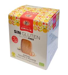Galletas Vainilla y Naranja Sin Gluten La Receta de Emilia Bio 125g