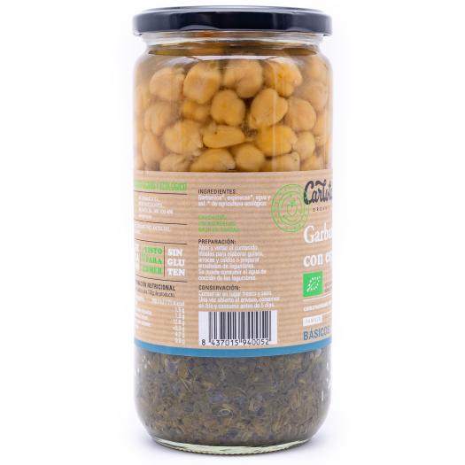 Garbanzos con Espinacas Bio 720g