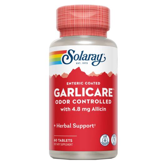 Garlicare Alicina Solaray 60 Comprimidos