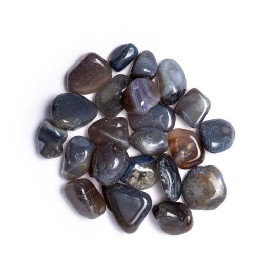 Ágata Gris Pulida Calidad A 1ud 2-4cm