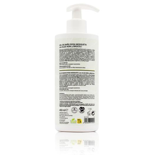 Gel de Baño Rosa Mosqueta Algas y Brocoli Labnatur Bio 450ml