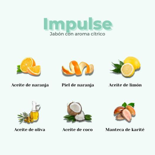 Gel de Ducha Sólido Impulse con Aroma Cítrico Banbu 100g