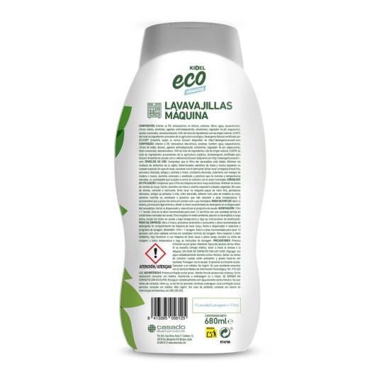 Gel Lavavajillas a Máquina Kidel Eco 720 ml
