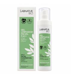 Gel Limpiador Facial 3 en 1 con Té Verde Granada y Aloe Vera Labnatur SYS Bio 150ml