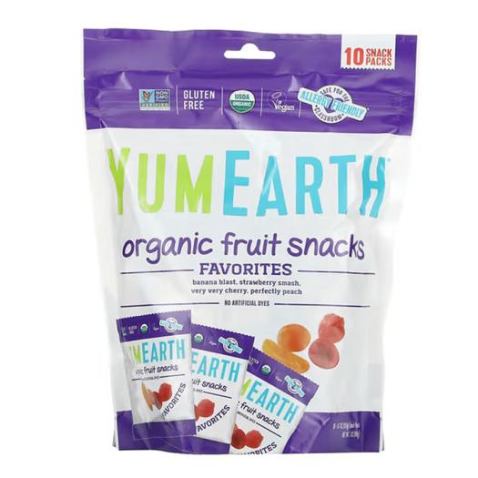 Gominolas Veganas de Frutas Bio YumEarth 10ud x 19.8g