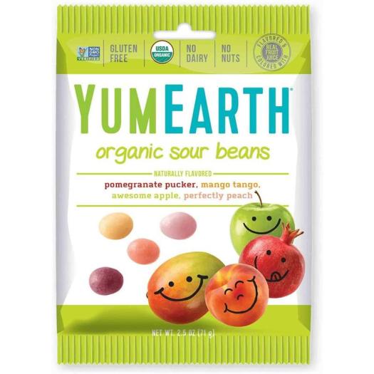 Gominolas Veganas Grajeas Ácidas Bio YumEarth 50g