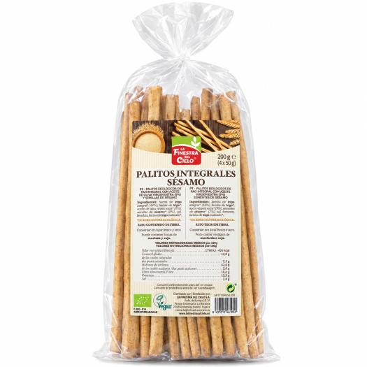 Grissines Integrales de Sésamo La Finestra Bio 200g