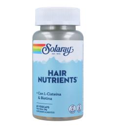 Hair Nutrients con L-Cisteína y Biotina Solaray 60 VegCaps