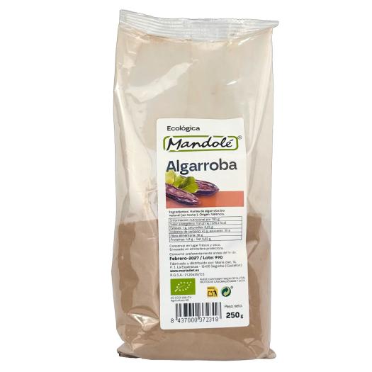 Harina de Algarroba (100% Algarroba) Mandole Bio 250g