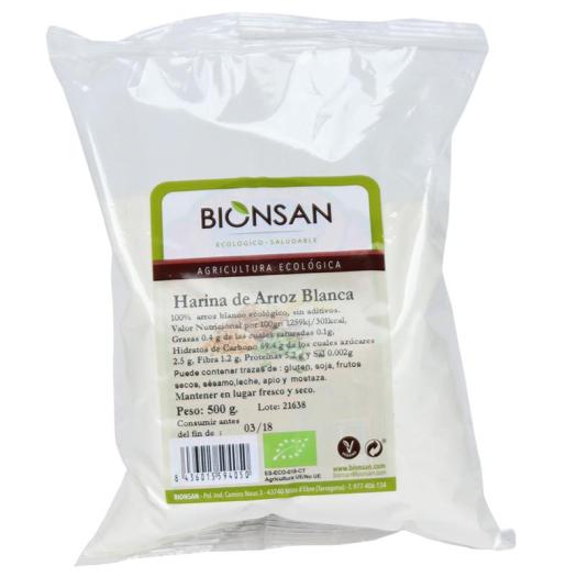 Harina de Arroz Blanca Bionsan Bio 500g