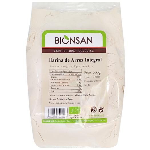 Harina de Arroz Integral Bionsan Bio 500g