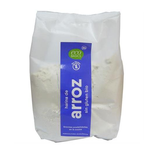 Harina de Arroz Integral Sin Gluten EcoBasics Bio 500g
