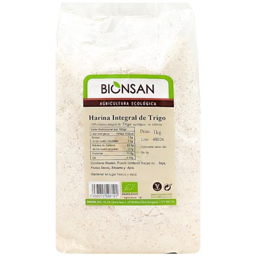Harina Integral Trigo Bionsan Bio 1Kg