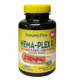 Hema-Plex II Complejo de Hierro Natures Plus 60 Comprimidos
