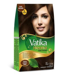 Henna Marrón Oscuro Dark Brown Vatika 60g