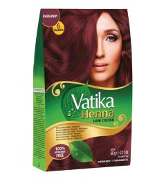 Henna Rojizo Burgundy Vatika 60g