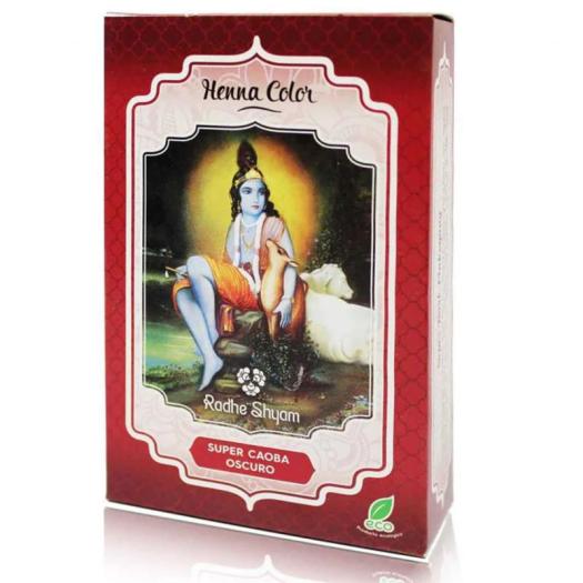 Henna Super Caoba Oscuro en Polvo Rhade Shyam 100g
