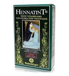 Hennatint Tinte Vitaminado Castaño Medio Rhade Shyam 100g