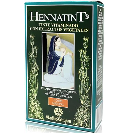 Hennatint Tinte Vitaminado Cobre Natural Rhade Shyam 100g