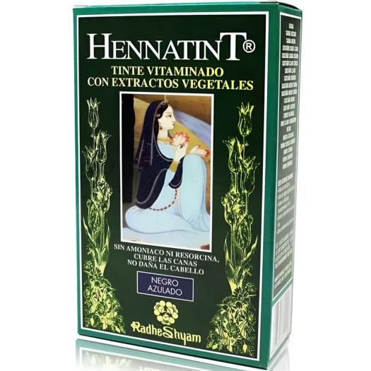 Hennatint Tinte Vitaminado Negro Azulado Rhade Shyam 100g