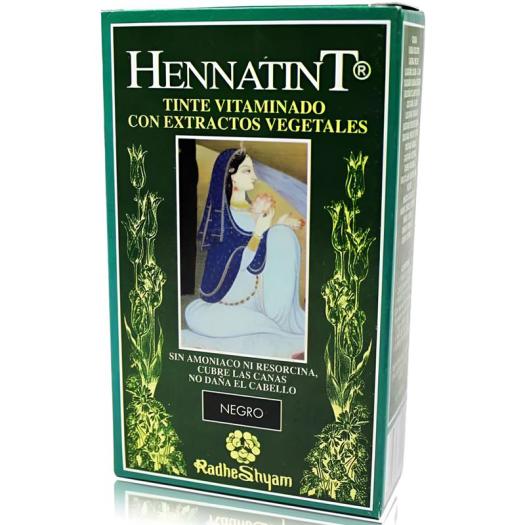 Hennatint Tinte Vitaminado Negro Rhade Shyam 100g